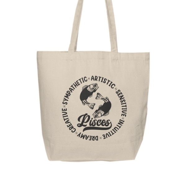 Pisces Custom Tote Bag - Picture 2 of 3